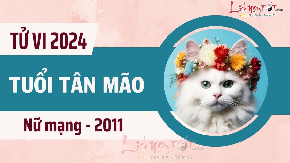 TỬ VI TUỔI TÂN MÃO NỮ MẠNG 2011 LUÔN GẶP MAY MẮN TRONG CUỘC SỐNG