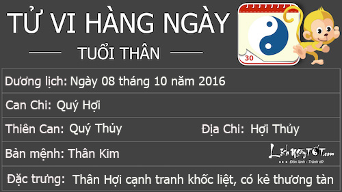 Tu vi thu 7 cua 12 con giap - Tu vi ngay 8102016  hinh anh goc 2