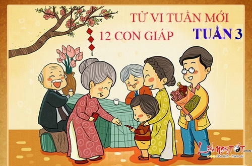 Tử vi tuần mới của 12 con giáp: Tử vi hàng tuần từ 16/1 - 22/1/2017