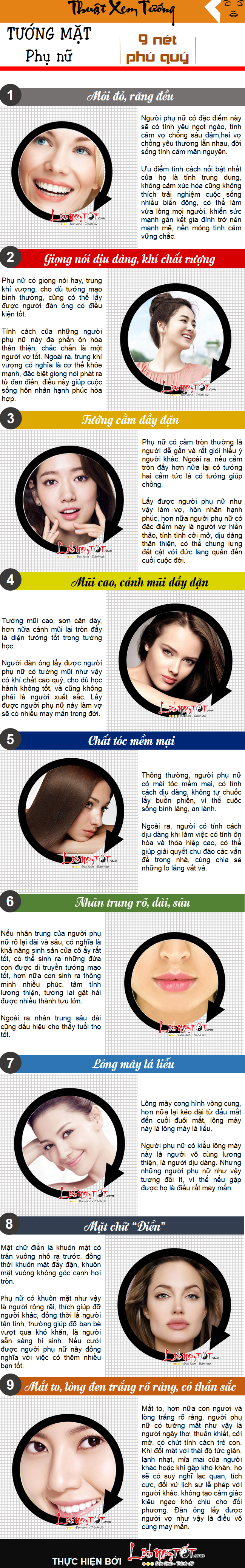 Infographic 9 net tuong kinh dien de nhan thay cua phu nu giau sang hinh anh goc