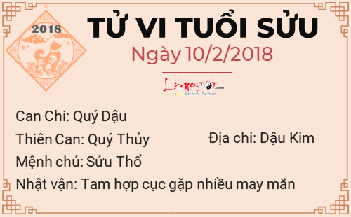 tu vi ngay 10022018 cua tuoi suu