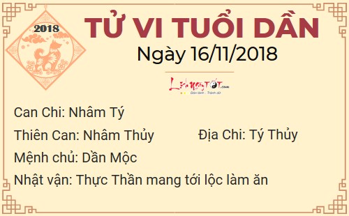 3tu vi hang ngay cua 12 con giap - tu vi ngay 16112018 tuoi dan