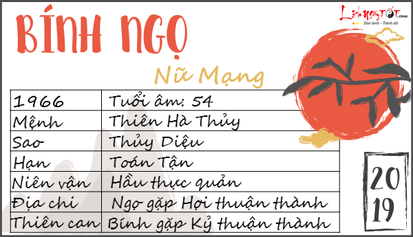 Tu vi 2019 tuoi Binh Ngo nu mang