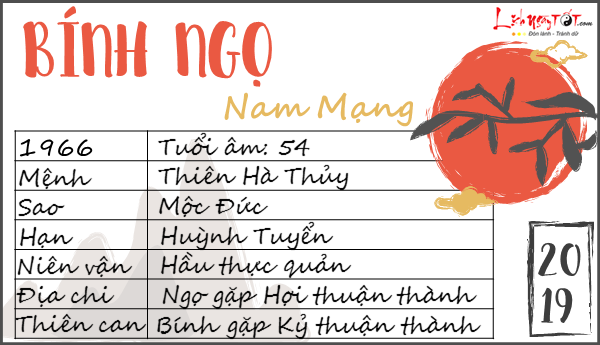 Tu vi 2019 tuoi Binh Ngo nam mang