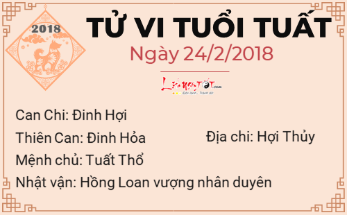 tu vi ngay 24022018 cua tuoi tuat