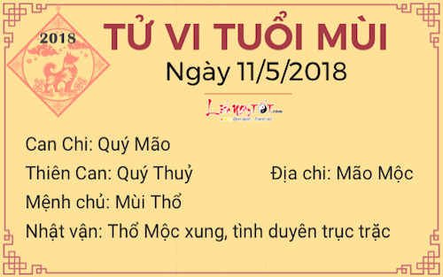 Tử vi ngày 1152018 tuổi Mùi - Tử vi hàng ngày 12 con giáp Tử vi ngày 1152018 tuổi Mùi - Tử vi hàng ngày 12 con giáp