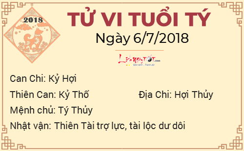 1tu vi hang ngay cua 12 con giap - tu vi ngay 06072018 tuoi tsy