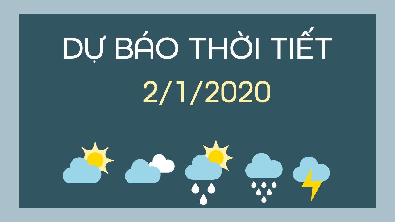 DU BAO THOI TIET 02012020