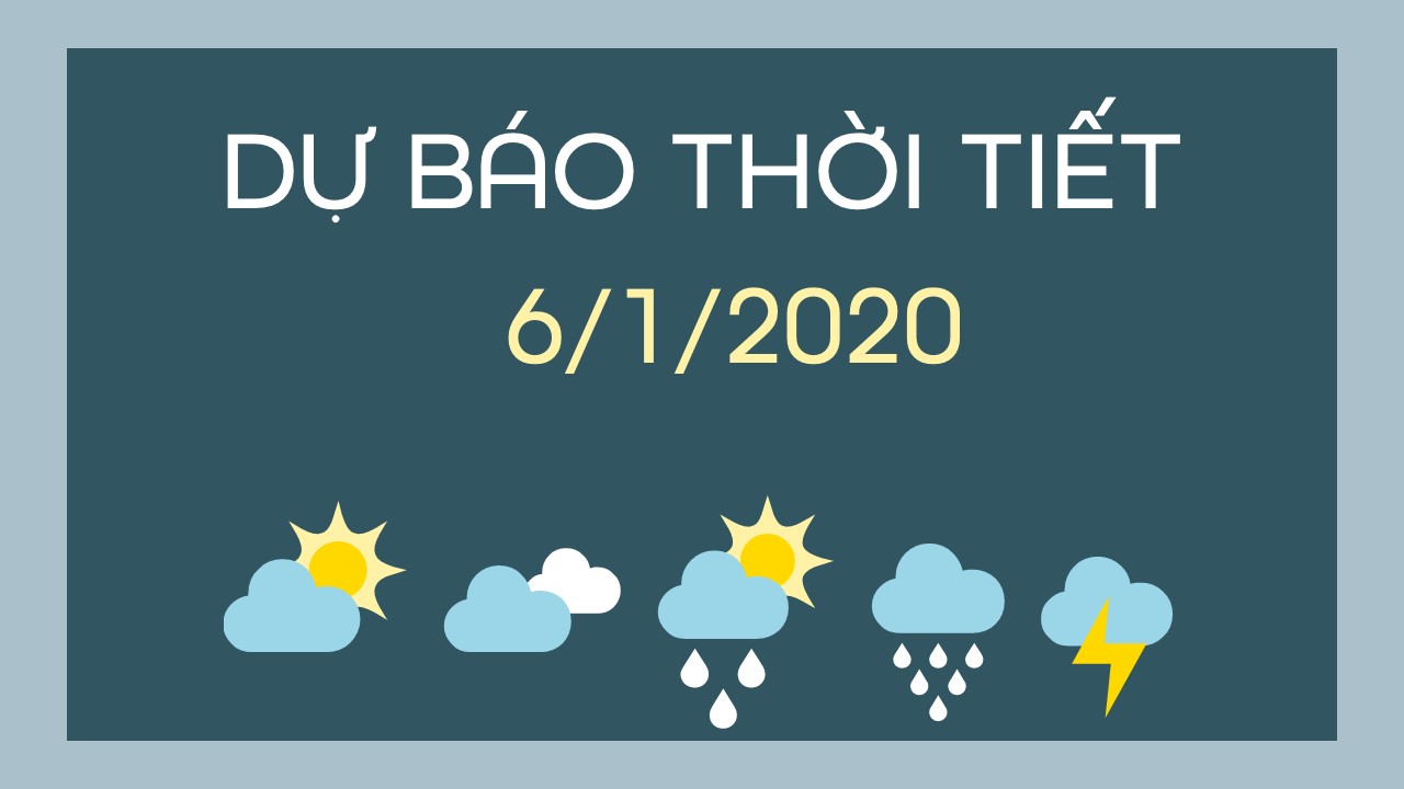 DU BAO THOI TIET 06012020