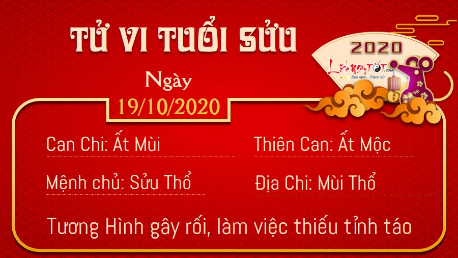 Tu vi hang ngay 19102020 - Suu