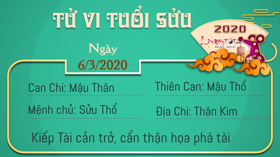 2 Tu vi hang ngay cua 12 con giap - tu vi ngay 632020  tuoi Suu