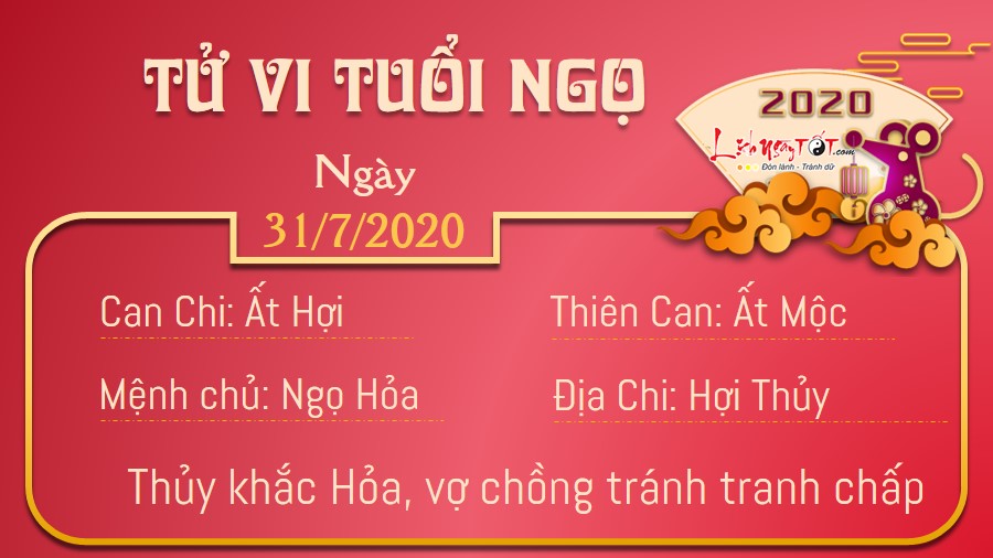 Tu vi hang ngay 3172020 - Ngo