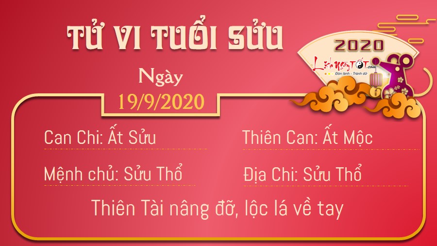 2 Tu vi 12 con giap - Tu vi ngay 1992020 - Tuoi Suu