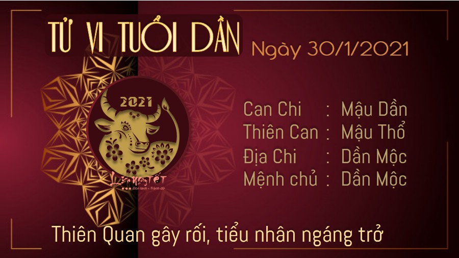 3 Tu vi hang ngay cua 12 con giap - tu vi ngay 3012021  tuoi Dan