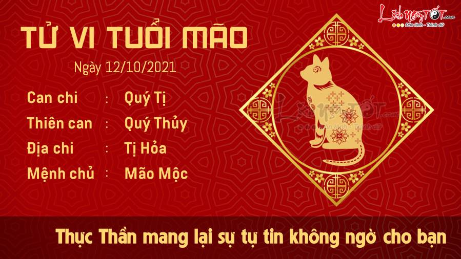 Tu vi ngay 12/10/2021 cua 12 con giap - tuoi Mao