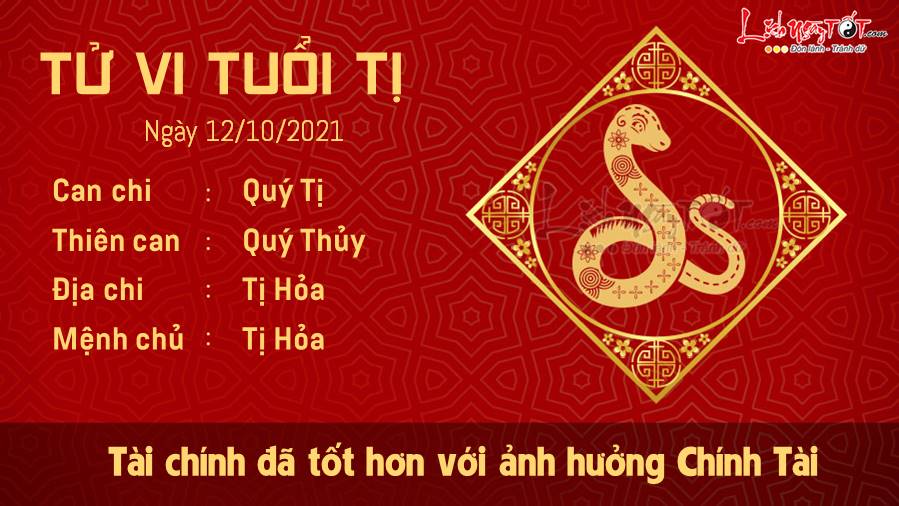 Tu vi ngay 12/10/2021 cua 12 con giap - tuoi Ti