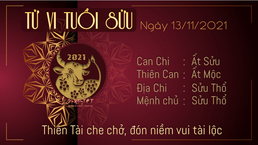 Tu vi ngay 13/11/2021 cua 12 con giap - Tuoi Suu