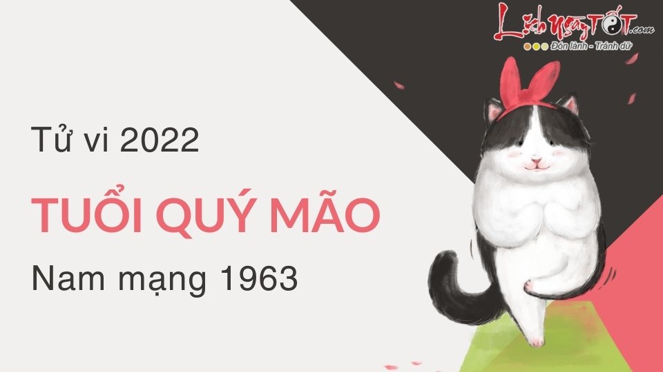 Xem tu vi tuoi Quy Mao nam 2022 nam mang 1963