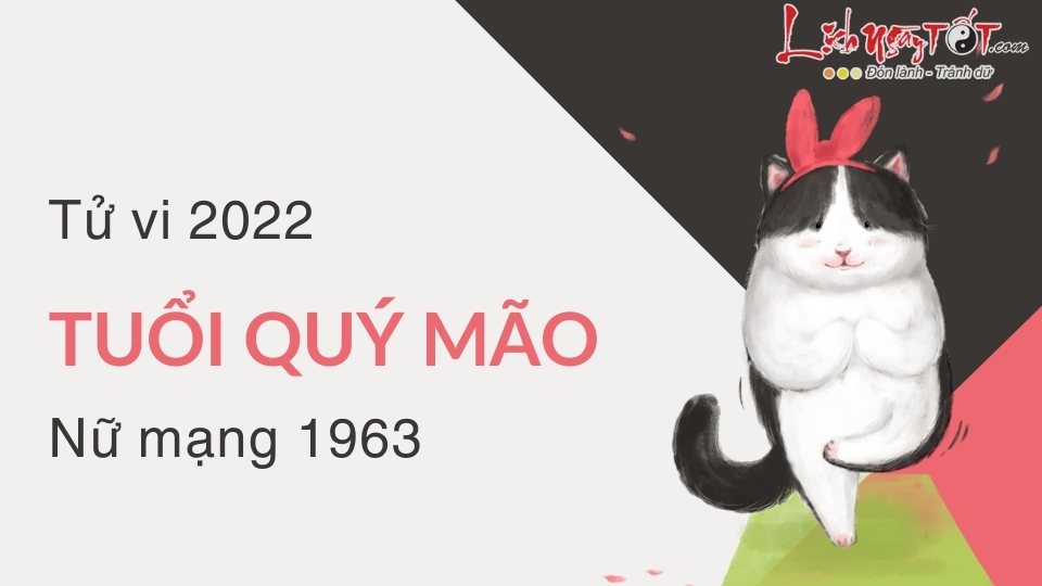 Xem tu vi tuoi Quy Mao nam 2022 nu mang 1963