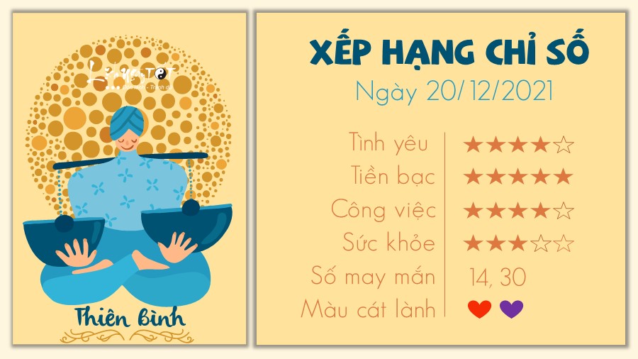 Tu vi hang ngay 20/12/2021 - Thien Binh