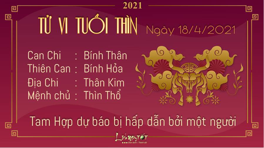 Tu vi hang ngay 18-4-2021 cua 12 con giap - Tuoi Thin