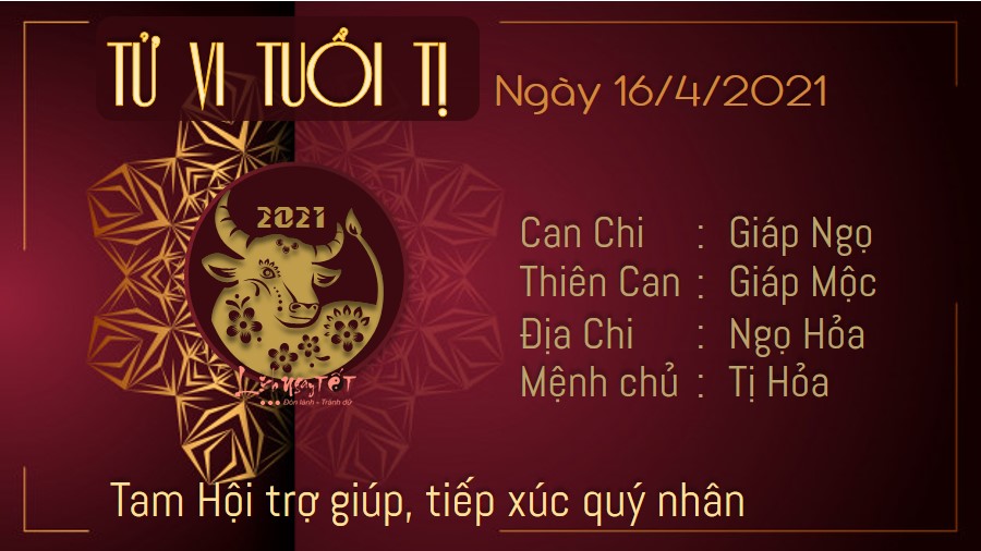 tử vi hàng ngày 16/4/2021 - tị