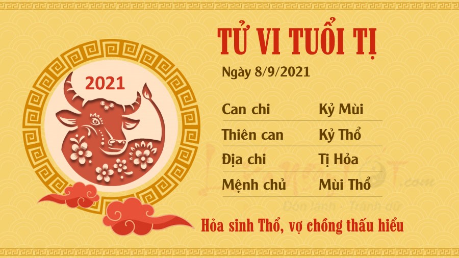 tử vi ngày 8/9/2021 của 12 con giáp - tị