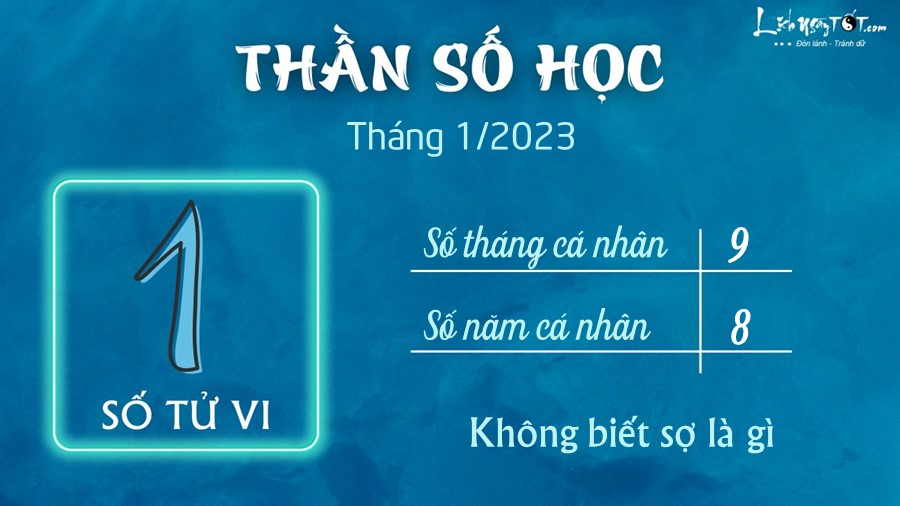 Boi than so hoc thang 1/2023 - So tu vi la 1