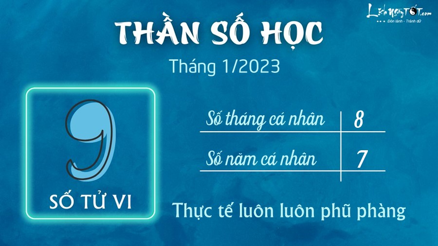Boi than so hoc thang 1/2023 - So tu vi la 9