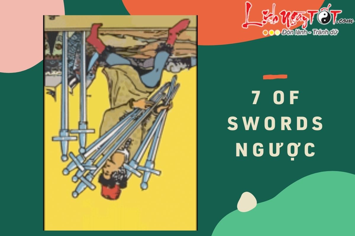 la bai 7 of Swords nguoc