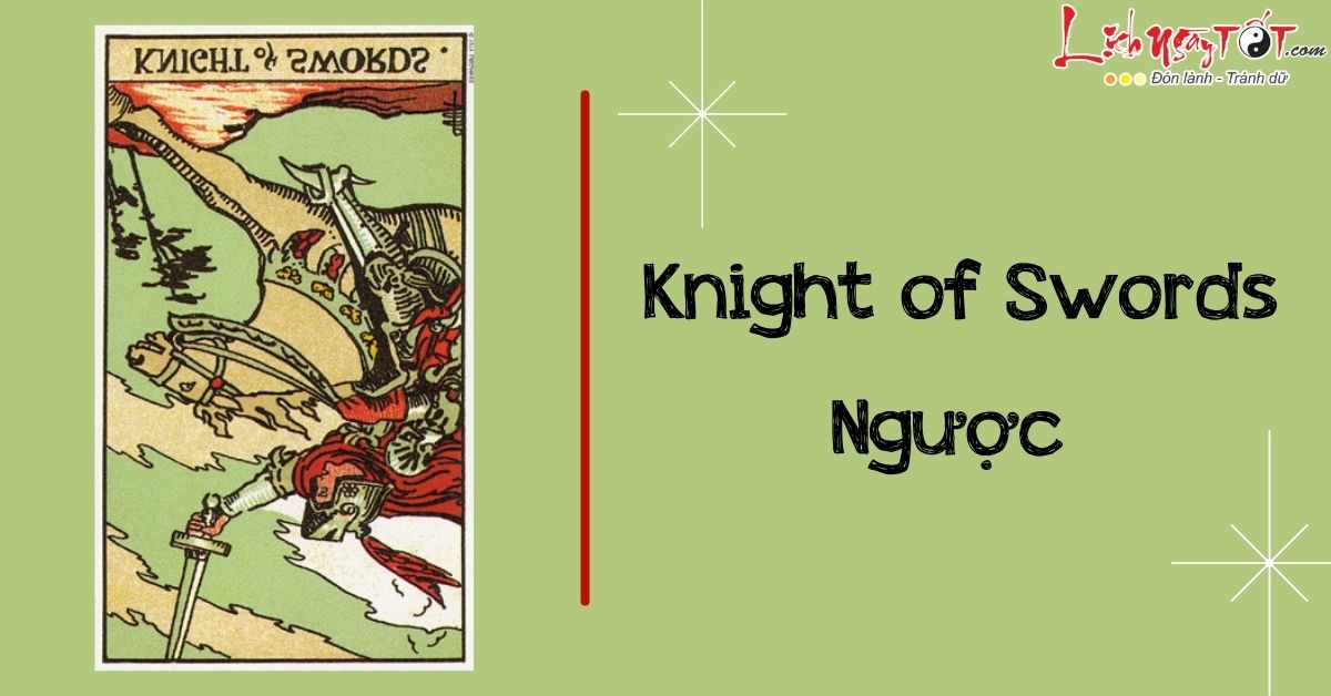 la bai Knight of Swords nguoc