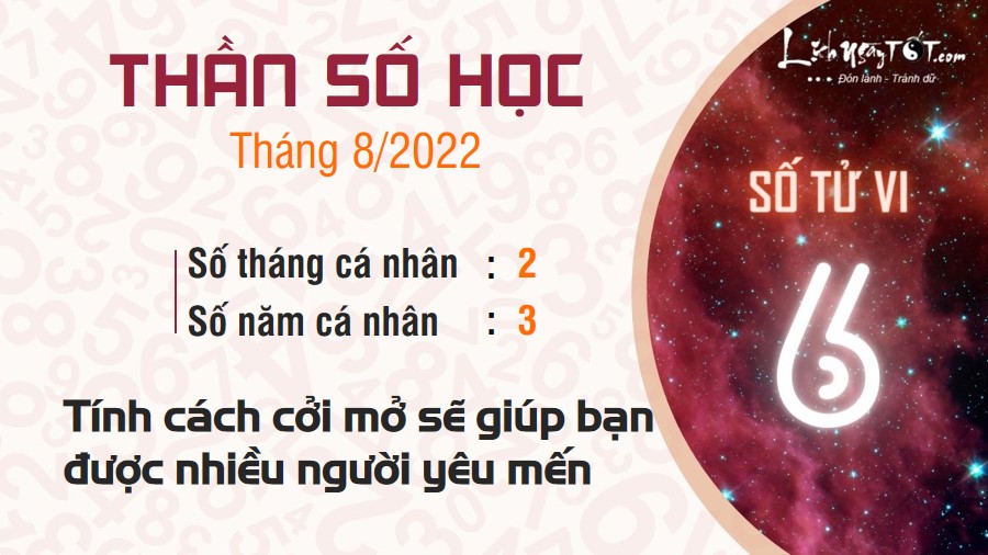 Boi Than so hoc thang 8/2022 - So tu vi 6