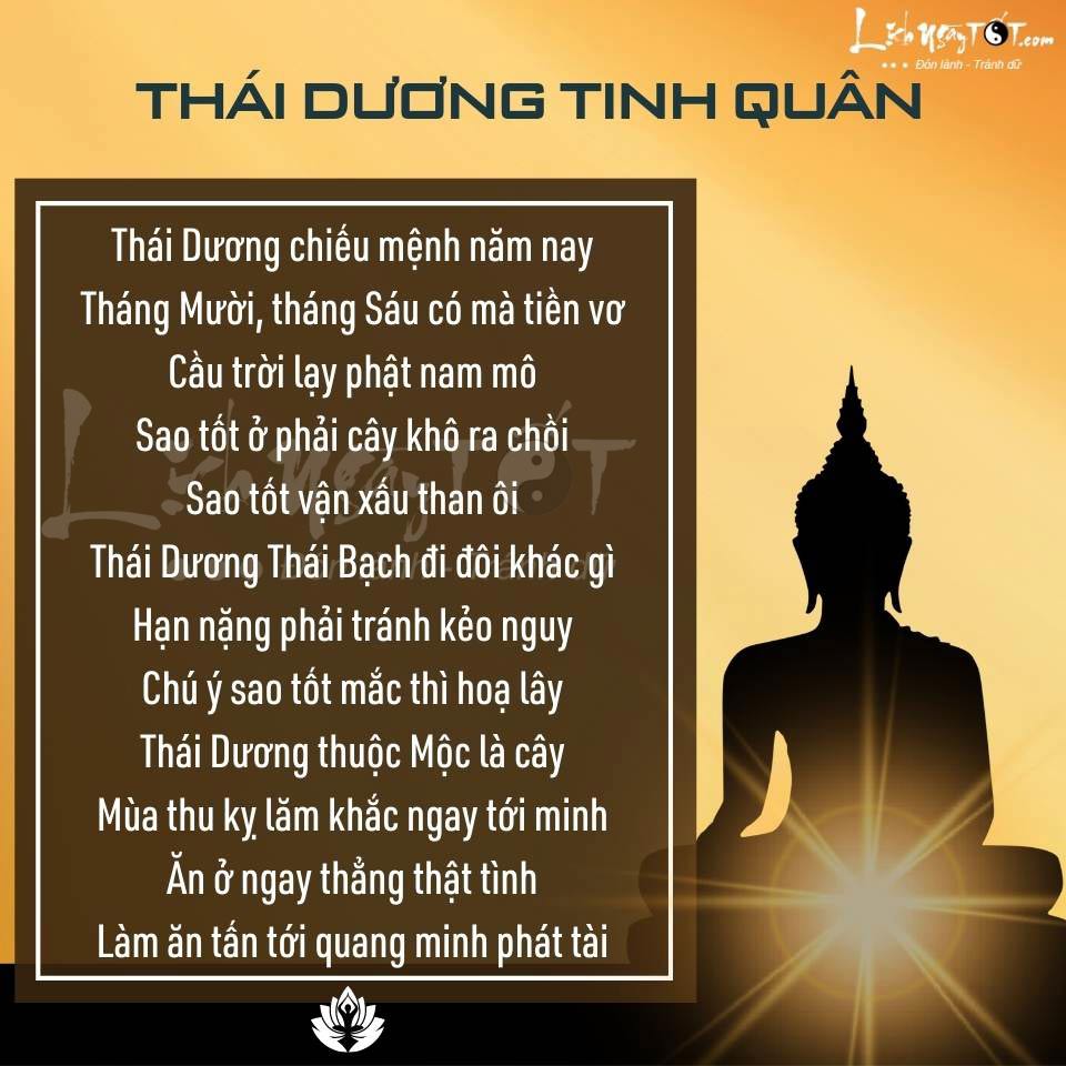 Tho ve sao Thai Duong