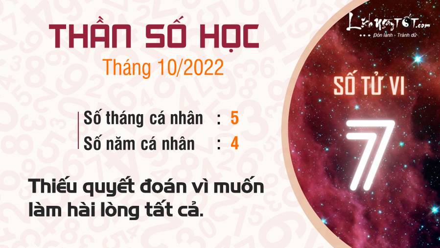Boi Than so hoc thang 10/2022 - so tu vi 7