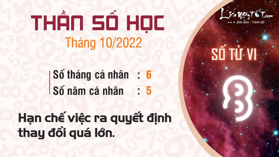 Boi Than so hoc thang 10/2022 - so tu vi 8