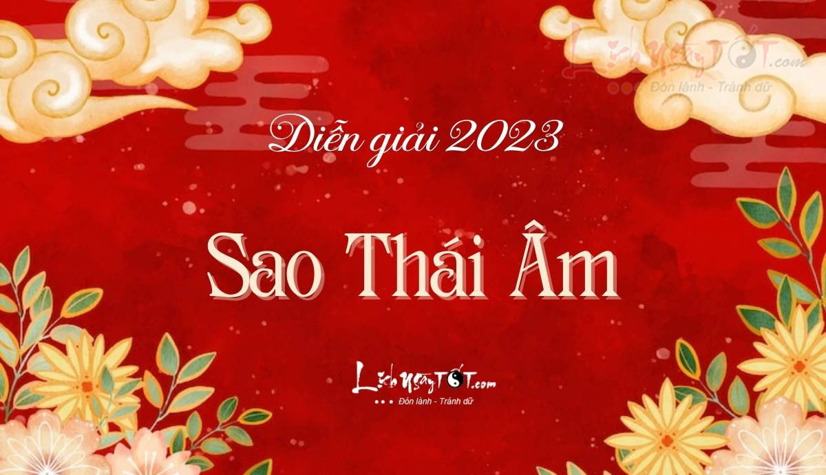 Sao han Thai Am nam 2023
