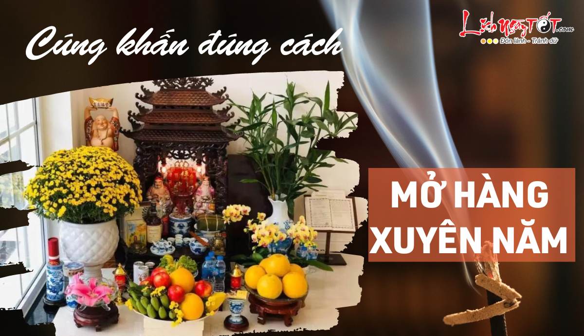 Cung khan dung cach cho viec mo cua hang xuyen nam