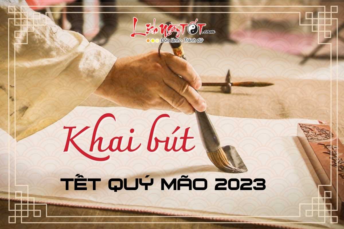 Khai but Tet Quy Mao