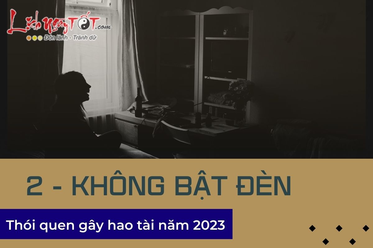 Thoi quen gay that thoat tien bac nam 2023 - 2