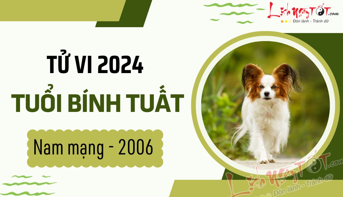 Tu vi 2024 tuoi Binh Tuat nu mang 2006