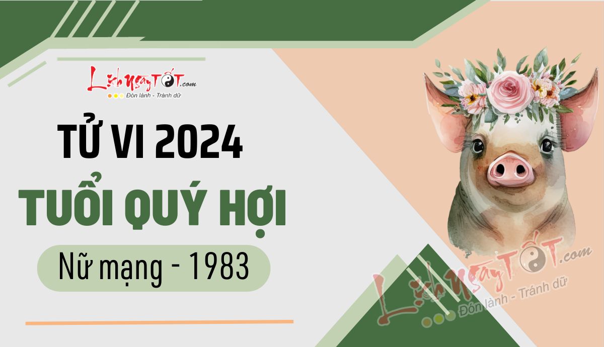 Tu vi 2024 tuoi Quy Hoi nu mang 1983