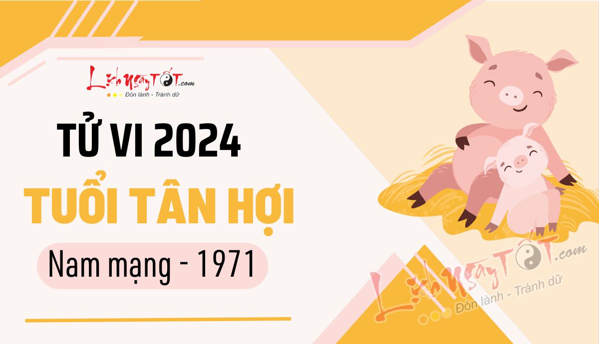 Tu vi 2024 tuoi Tan Hoi nam mang 1971