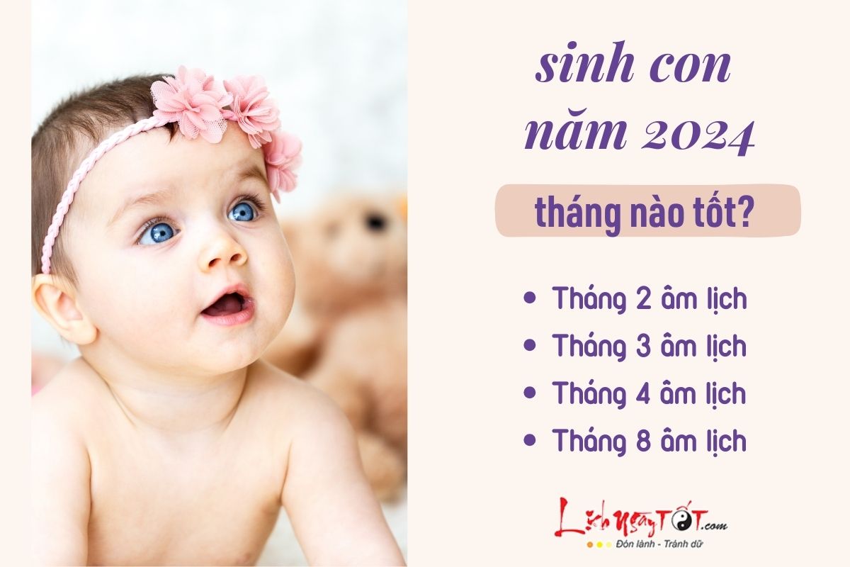 Thang dep sinh con nam 2024