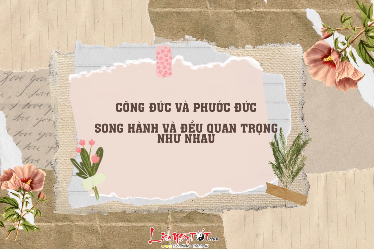 Cong duc va phuoc duc cung song hanh ton tai