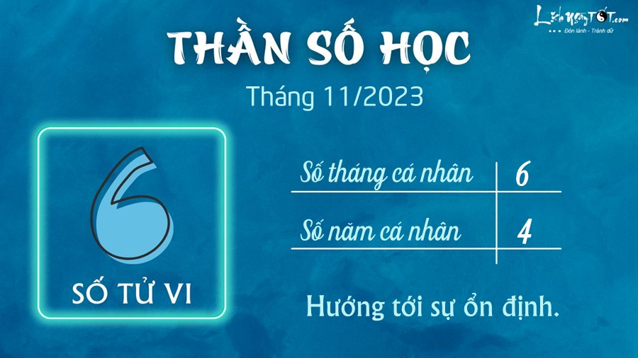 Boi Than so hoc thang 11/2023 - So tu vi 6