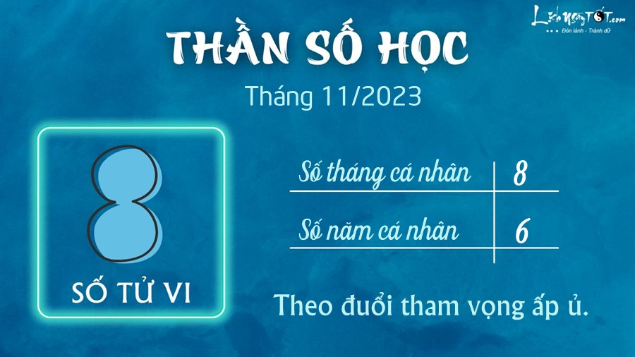 Boi Than so hoc thang 11/2023 - So tu vi 8