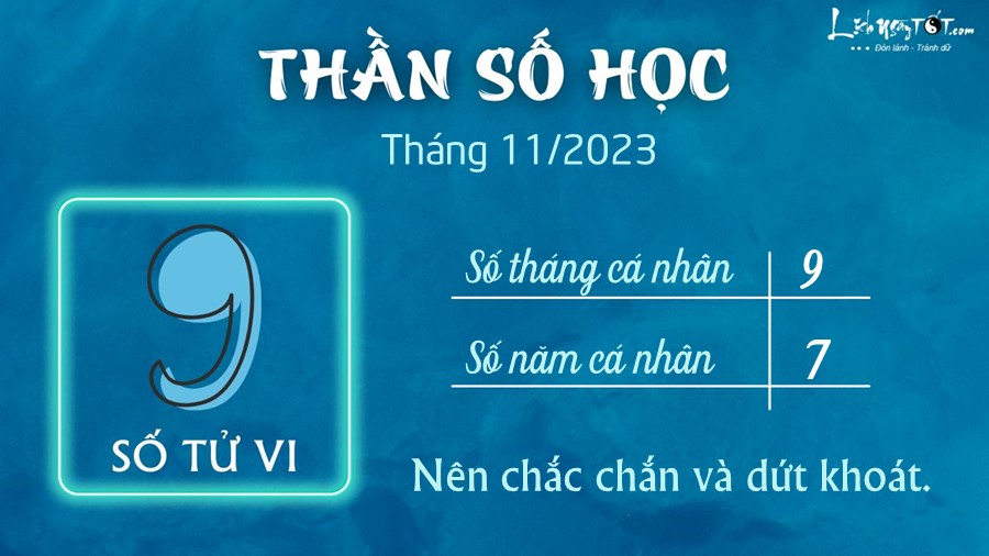 Boi Than so hoc thang 11/2023 - So tu vi 9