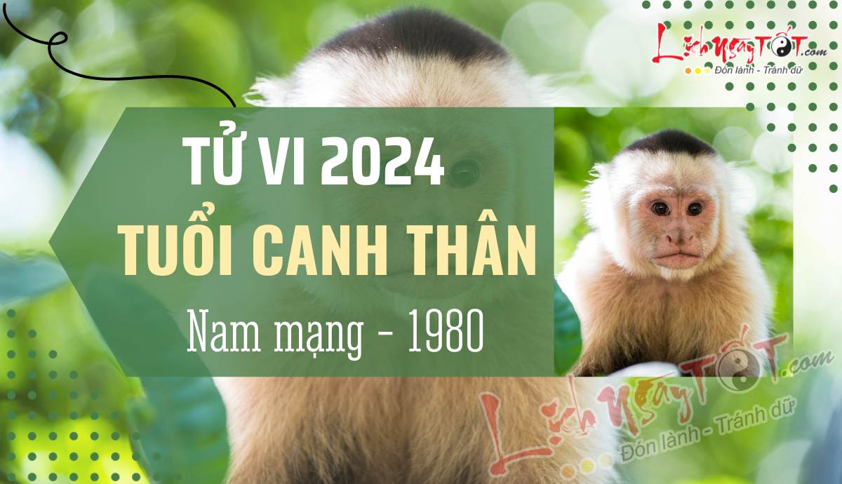Tu vi 2024 tuoi Canh Than nam mang 1980