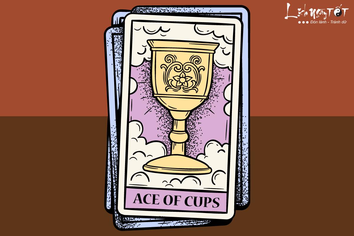 Trai la bai tarot so 1 - Ace of Cups