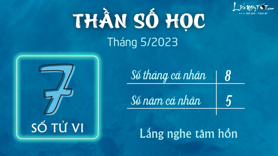 Boi than so hoc thang 5/2023 - So tu vi la 7